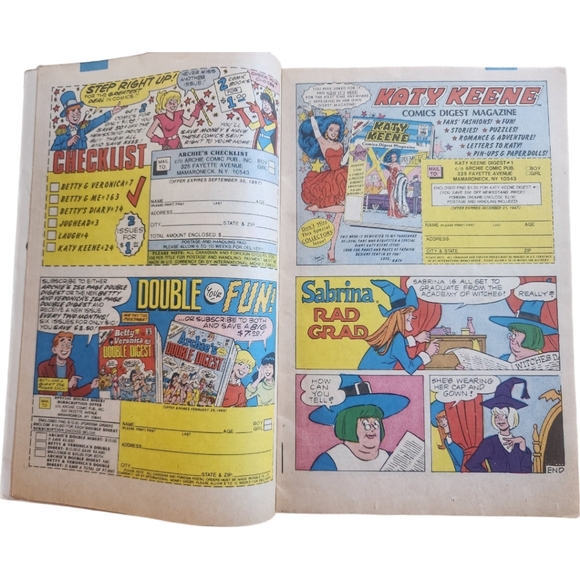 ARCHIE COMICS Nov. 1987 - Picture 6 of 6
